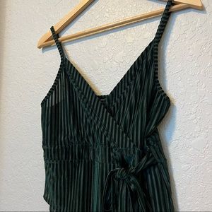 Forever 21 bodysuit velvet corduroy